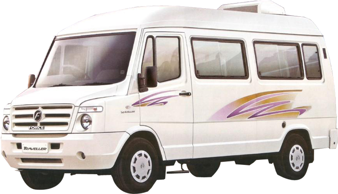 Tempo Traveller available at Aadesh Cab Service